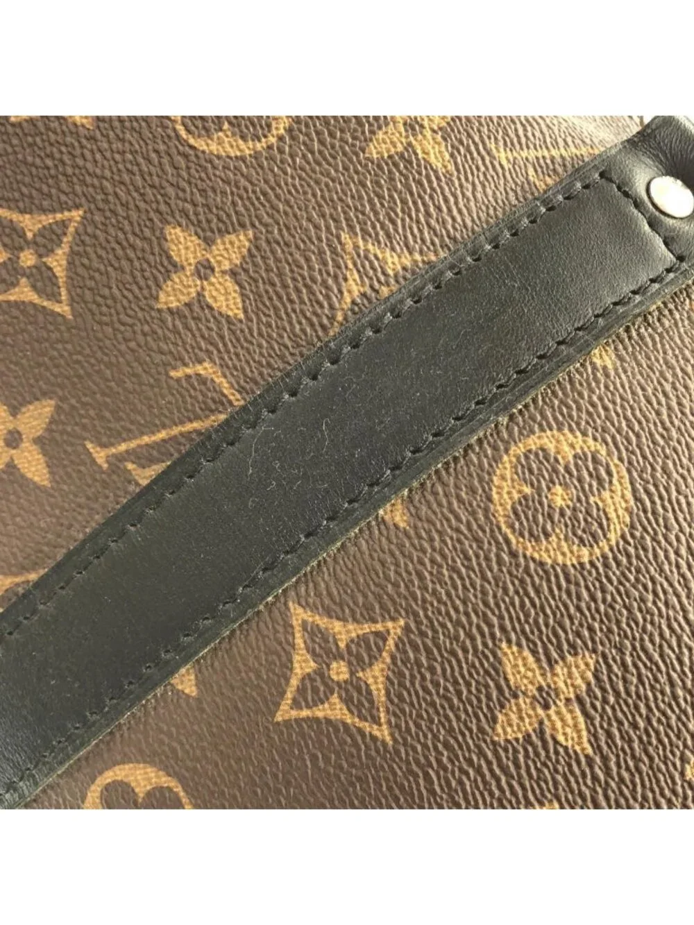 Louis Vuitton Monogram Macassar Keepall Bandouliere 55 Boston